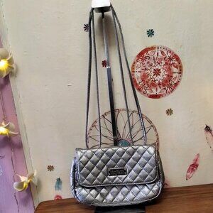 Kenneth Cole Reaction - Silver Metallic Quilted 2 way